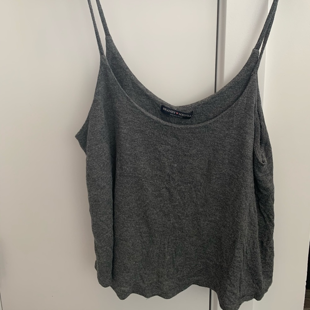 Brandy Melville Grey Tank Top